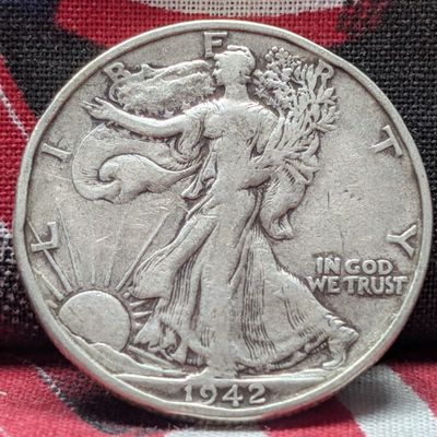 Sale Photo Thumbnail #43: 1942-S Walking Liberty Half Dollar, 90% Silver