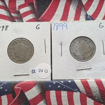 Sale Photo Thumbnail #150: 1898 & 1899 Liberty Head V Nickels