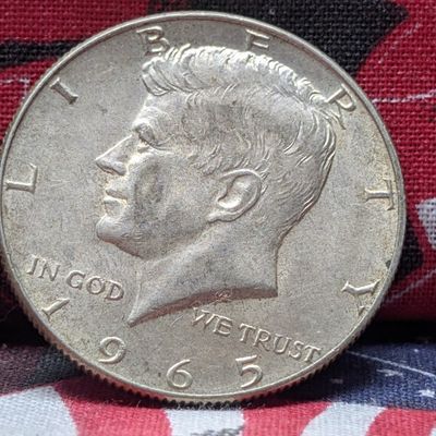 Sale Photo Thumbnail #13: 1965 Kennedy Half Dollar, 40% Silver