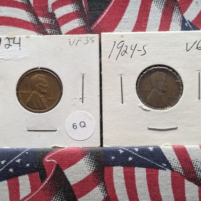 Sale Photo Thumbnail #36: 1924-P&S Lincoln Wheat Cents