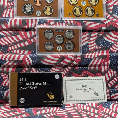 Sale Photo Thumbnail #253: 2011-S U.S. Mint Proof Set - Includes Presidential Dollars, Sacagawea Dollar & America the Beautiful Quarters in OGP W/ COA