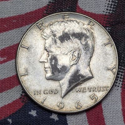 Sale Photo Thumbnail #130: 1965 Kennedy Half Dollar, 40% Silver