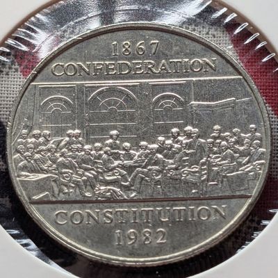 Sale Photo Thumbnail #200: 1982 Canada Confederation Constitution Commemorative Dollar