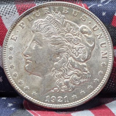 Sale Photo Thumbnail #27: 1921 Morgan Dollar - 90% Silver