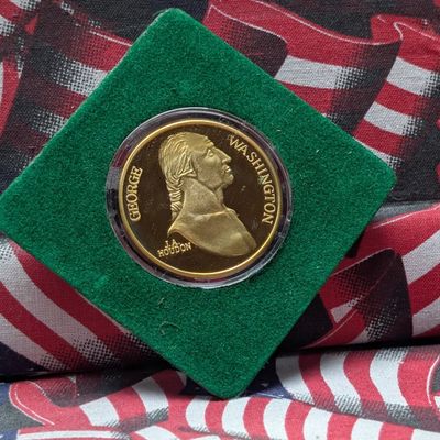 Sale Photo Thumbnail #341: Mount Vernon George Washington Souvenir Bronze Medal