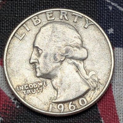 Sale Photo Thumbnail #306: 1960-D Washington Quarter, 90% Silver