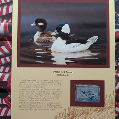 Sale Photo Thumbnail #403: 1948 Dept. Of Interior Duck Stamp, RW-14, Signed