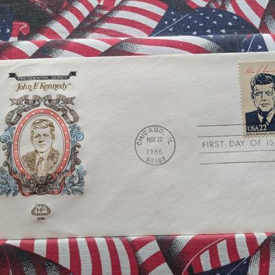 Sale Photo Thumbnail #374: 1986 John F. Kennedy First Day Cachet