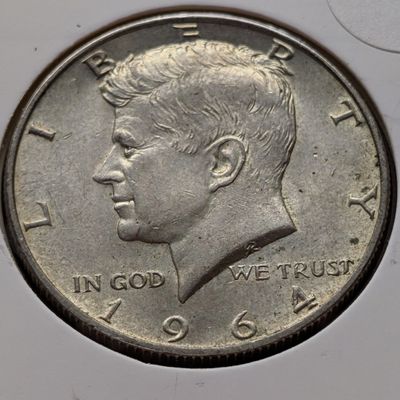 Sale Photo Thumbnail #304: 1964-D 90% Silver Kennedy Half Dollar
