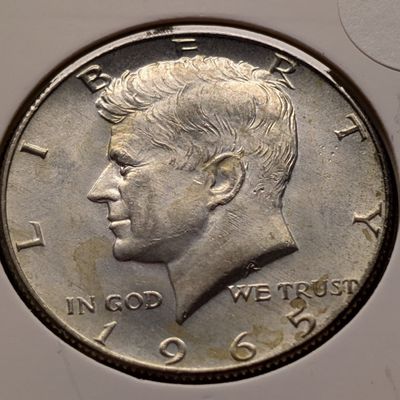 Sale Photo Thumbnail #17: 1965 40% Silver Kennedy Half Dollar