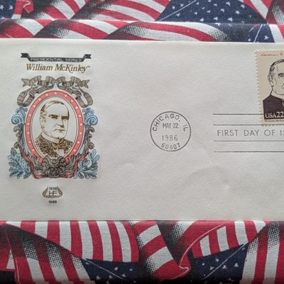 Sale Photo Thumbnail #372: 1986 William McKinley First Day Cachet