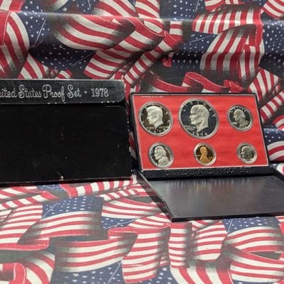 Sale Photo Thumbnail #343: 1978 U.S. Mint Proof Set with Eisenhower Dollar in OGP