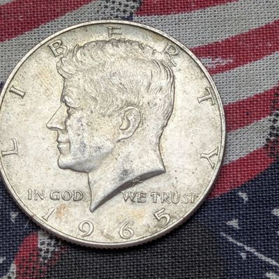 Sale Photo Thumbnail #342: 1965 Kennedy Half Dollar, 40% Silver