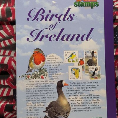 Sale Photo Thumbnail #386: 1997-1998 Irish Stamp Folder, All Mint, Original Gum, Never Hinged