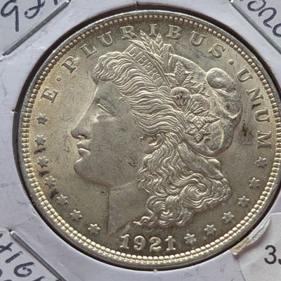 Sale Photo Thumbnail #15: 1921 Morgan Dollar - 90% Silver - Higher Grade Coin