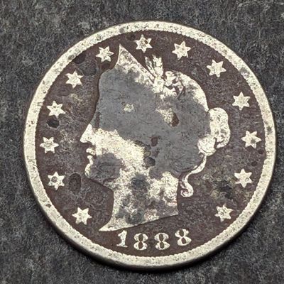 Sale Photo Thumbnail #389: 1888 Liberty Head V Nickel