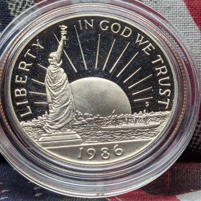 Sale Photo Thumbnail #224: 1986-S Statue of Liberty Commemorative Proof Half Dollar