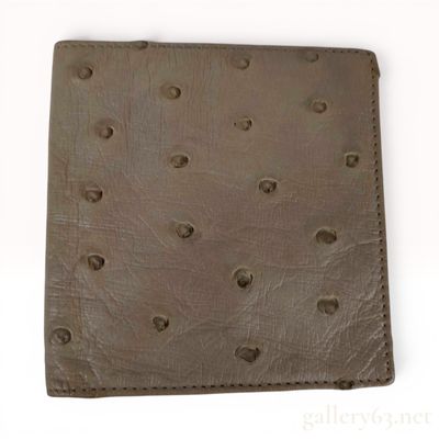 Sale Photo Thumbnail #364: Loewe Ostrich Leather Bifold Wallet