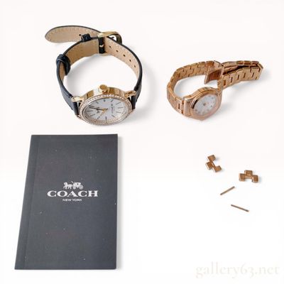 Sale Photo Thumbnail #445: Two Women's Wristwatches, Coach Arden and 4 degrees C