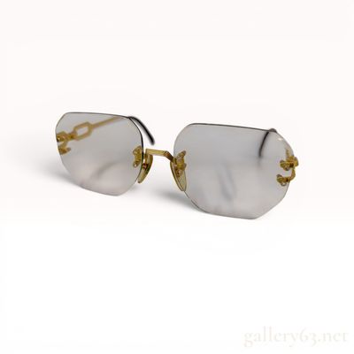 Sale Photo Thumbnail #239: Christian Dior Model 2382 Vintage Rimless Gold Toned Spectacles