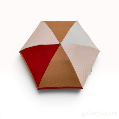Sale Photo Thumbnail #176: Celine Color-Blocked Folding Umbrella with Matching Sleeve