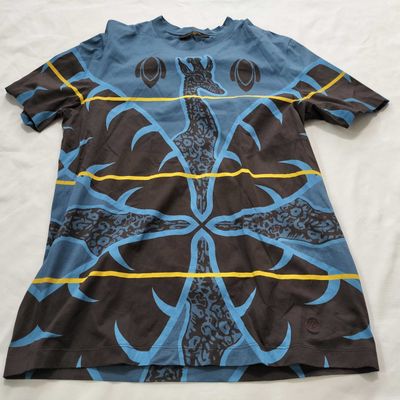 Sale Photo Thumbnail #231: Louis Vuitton x Chapman Brothers Spring Summer 2017 Savane Collection Giraffe Graphic T-Shirt Size L