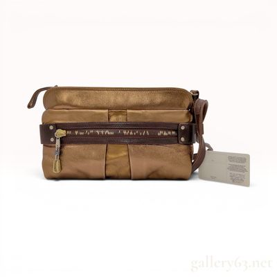 Sale Photo Thumbnail #283: See by Chloe Metallic Bronze Leather Shoulder Bag with Retail Hangtag