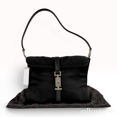 Sale Photo Thumbnail #100: Gucci Black Canvas Jackie Shoulder Bag