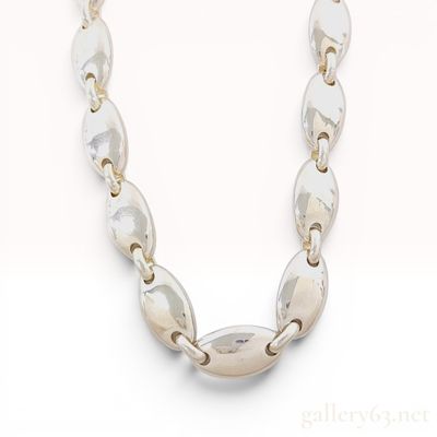 Sale Photo Thumbnail #132: Tiffany & Co. Pebble Link Chain 104.5g Necklace