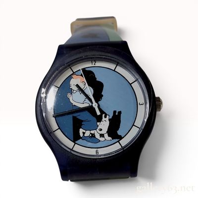 Sale Photo Thumbnail #361: 1994 Moulinsart Tintin Limited Edition Character Wristwatch