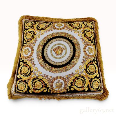 Sale Photo Thumbnail #76: Versace Barocco Medusa Medallion Decorative Cushion