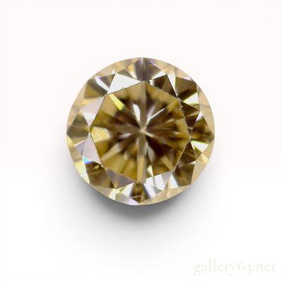 Sale Photo Thumbnail #557: 0.398 ct Fancy Light Brown Round Brilliant Cut Natural Diamond with CGL Report