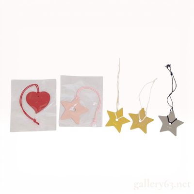 Sale Photo Thumbnail #568: Set of Five Dior Star and Heart Decorative Bag Charms