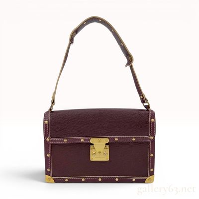 Sale Photo Thumbnail #210: Louis Vuitton Plum Suhali Leather Le Talentueux Shoulder Bag