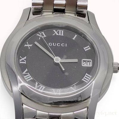 Sale Photo Thumbnail #263: Gucci Model 5500 M Stainless Steel Wristwatch