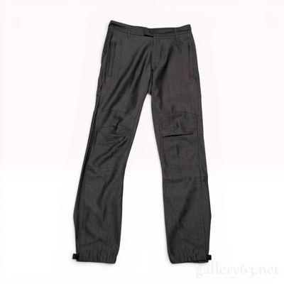 Sale Photo Thumbnail #356: Louis Vuitton Men's Charcoal Gray Articulated Wool Trousers Size 38