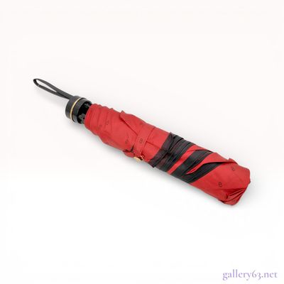 Sale Photo Thumbnail #403: Christian Dior Monogram Folding Umbrella, Red and Black