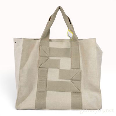 Sale Photo Thumbnail #151: Fendi Large Canvas Logo Shopper Tote Bag