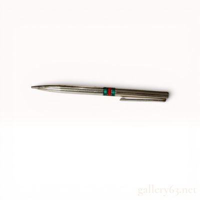 Sale Photo Thumbnail #163: Vintage Gucci Twist-Action Mechanical Pencil with Signature Web Stripe