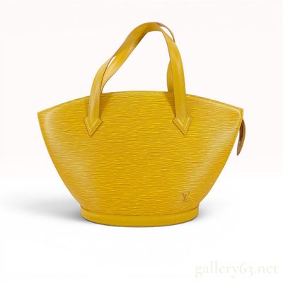 Sale Photo Thumbnail #222: Louis Vuitton Tassil Yellow Epi Leather Saint Jacques PM Handbag