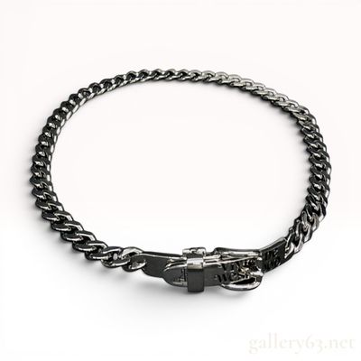 Sale Photo Thumbnail #295: Vivienne Westwood Augustino Orb Buckle Curb Chain Bracelet