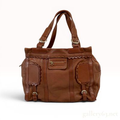 Sale Photo Thumbnail #73: See by Chloe Grained Leather Large Satchel Bag