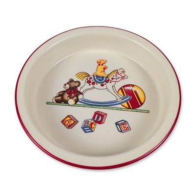 Sale Photo Thumbnail #113: Mason's Ironstone for Tiffany & Co. Child's Bowl, Tiffany Toys