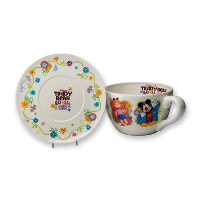 Sale Photo Thumbnail #98: Disney Teddy Bear & Doll Weekend 2006 Oversized Decorative Cup and Saucer