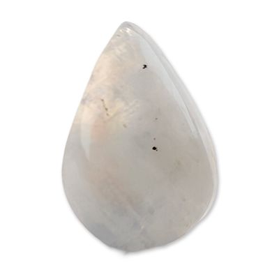 Sale Photo Thumbnail #392: Rainbow Moonstone Pear Cabochon Gemstone
