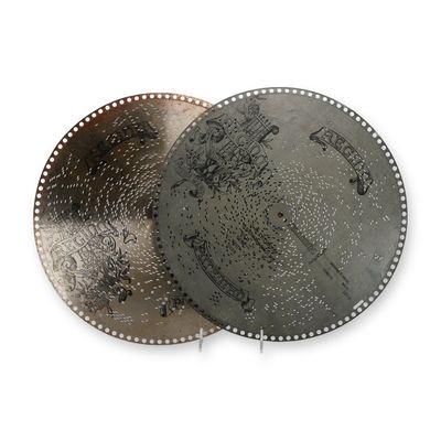 Sale Photo Thumbnail #46: Regina 15.5 Inch Music Box Discs Dixies Land Souvenir DAmour