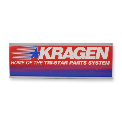 Sale Photo Thumbnail #160: Kragen Tri-Star Parts System Plastic Display Sign with Pamphlet Holder