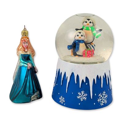 Sale Photo Thumbnail #414: 2pc  Christopher Radko and Disney Holiday Items