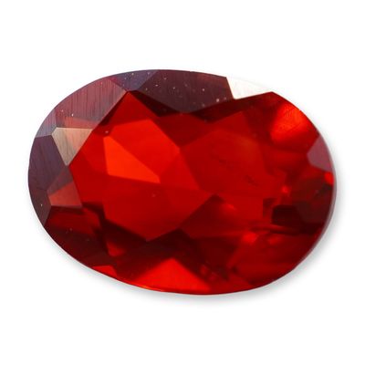 Sale Photo Thumbnail #240: Faceted Oval Cut Red Labradorite Gemstone