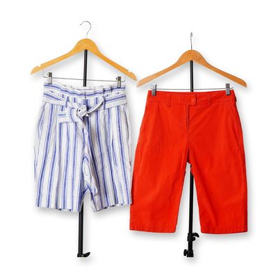 Sale Photo Thumbnail #326: 2pc Boden Westbourne and Tomas Maier Bermuda Women's Designer Shorts